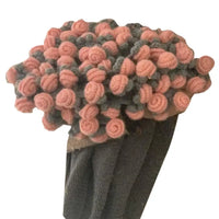 Flower Blanket Crocheting Kit Rose Bouquet Blanket DIY Kit Crochet Bouquet Throw Blanket Craft Set For Mother's Day Gift Home