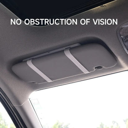 Car Interior Mirror Sun Visor Cosmetic Mirror HD Adjustable with LED Light Rechargeable Touch Screen Rearview Mirror