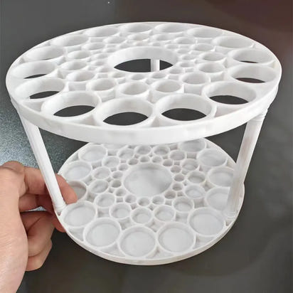 Makeup Brush Holder Organizer Desktop Cosmetics Storage Rack  Makeup organization and Skincare Storage for Vanity, Desktop