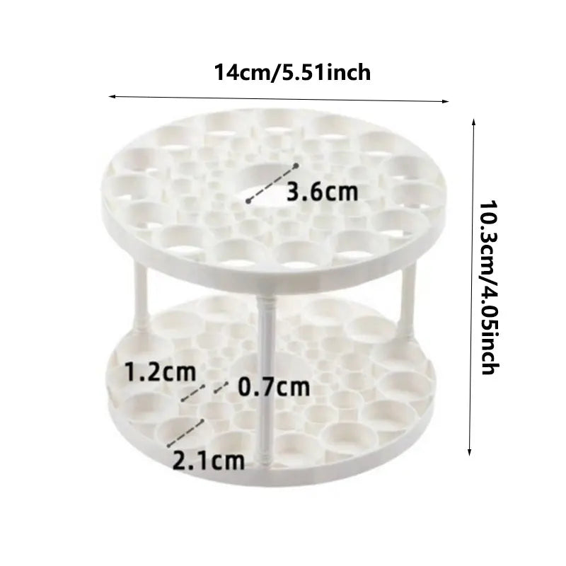 Makeup Brush Holder Organizer Desktop Cosmetics Storage Rack  Makeup organization and Skincare Storage for Vanity, Desktop