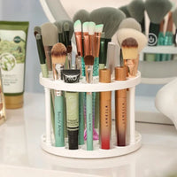 Makeup Brush Holder Organizer Desktop Cosmetics Storage Rack  Makeup organization and Skincare Storage for Vanity, Desktop