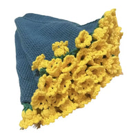 Flower Blanket Crocheting Kit Rose Bouquet Blanket DIY Kit Crochet Bouquet Throw Blanket Craft Set For Mother's Day Gift Home