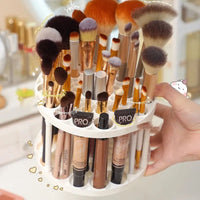 Makeup Brush Holder Organizer Desktop Cosmetics Storage Rack  Makeup organization and Skincare Storage for Vanity, Desktop